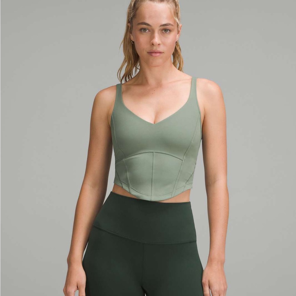 Lululemon Align Corset Tank Top in Grey Eucalyptus